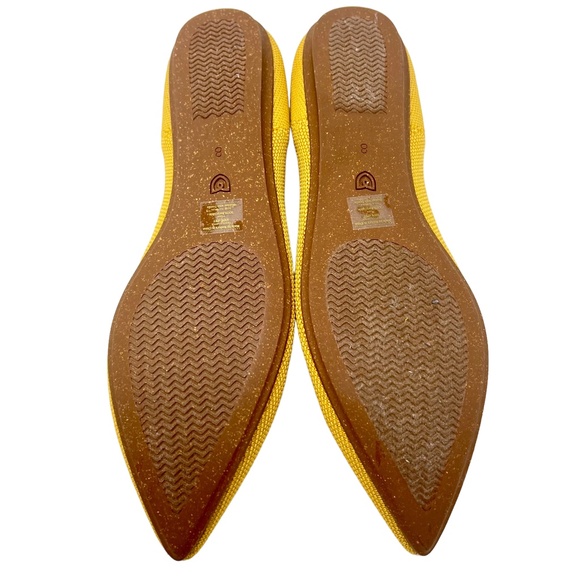 Rothy's women's Marigold "The Point" Retired knit point toe flats size 8 - Picture 8 of 13
